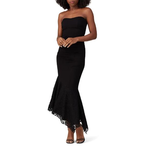 Nicole Miller Development Dress in Black Size 12 - Picture 1 of 4